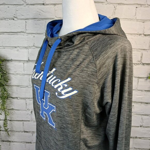 WOMENS KENTUCKY WILDCAT COLLEGIAT HOODIE, POLY BLEND, COLOSSEUM BRAND, SIZE MED - Picture 10 of 10